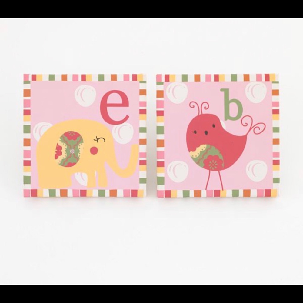 CoCo & Company 2-pk. Alphabet Sweeties Wall Art